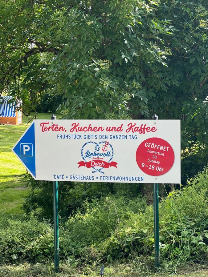 Liebevoll Hinterm Deich - Ferienwohnungen Lehe  ภายนอก รูปภาพ
